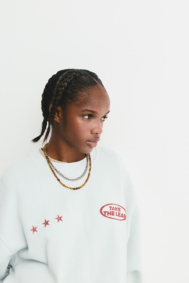 Yıldızlı sweatshirt - 3