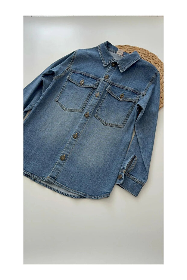 Denim Gömlek - 1