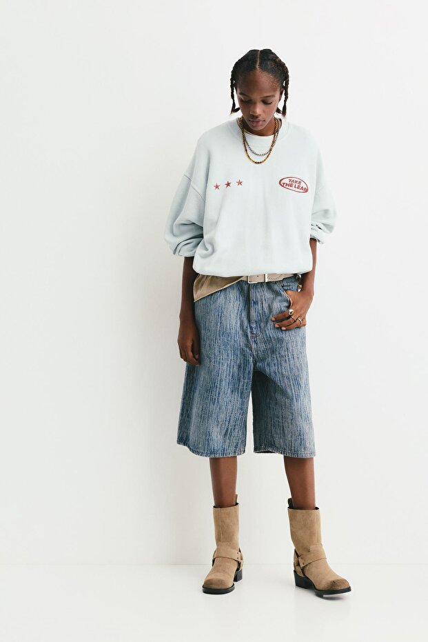 Yıldızlı sweatshirt - 2