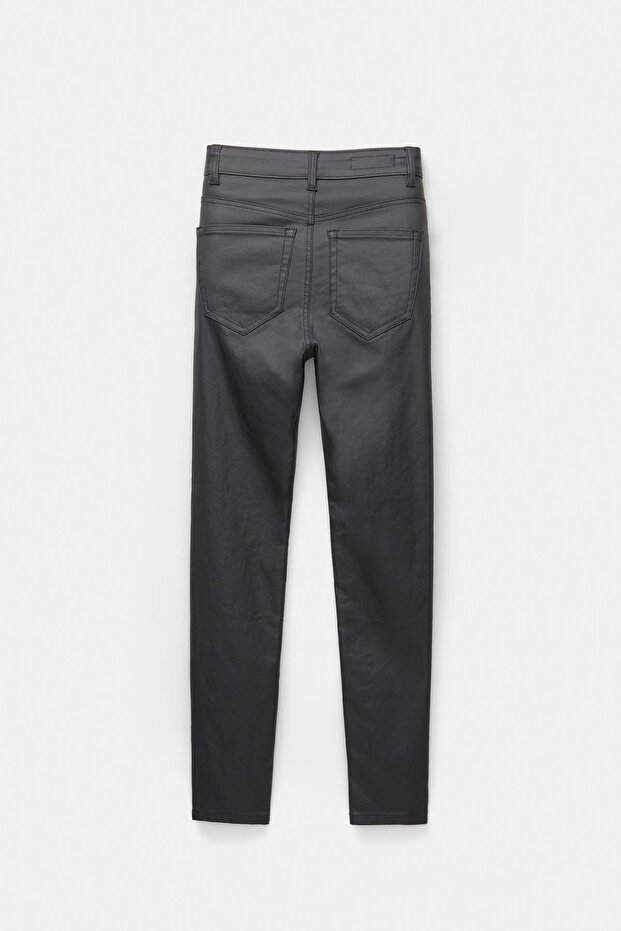 Kaplamalı skinny jean - 7