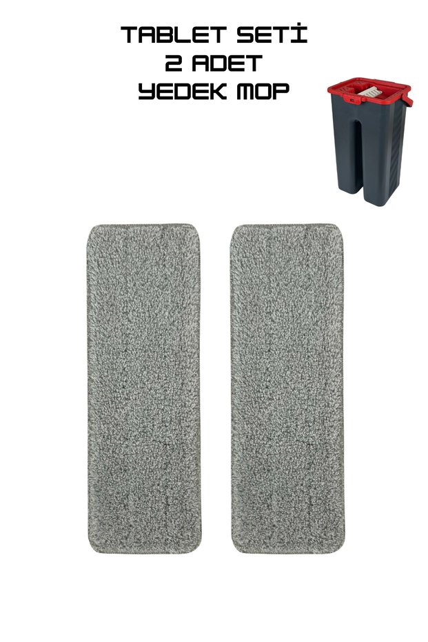 Tablet Mop Yedek Bezi - 2 Adet - Microfiber Yedek Bez