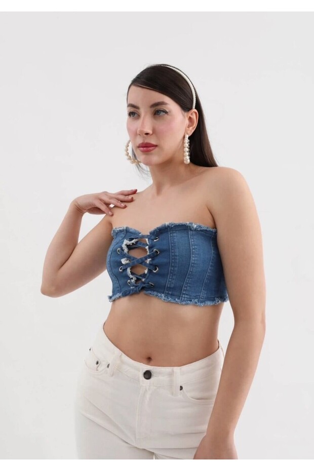 DENİM BÜSTİYER - 3