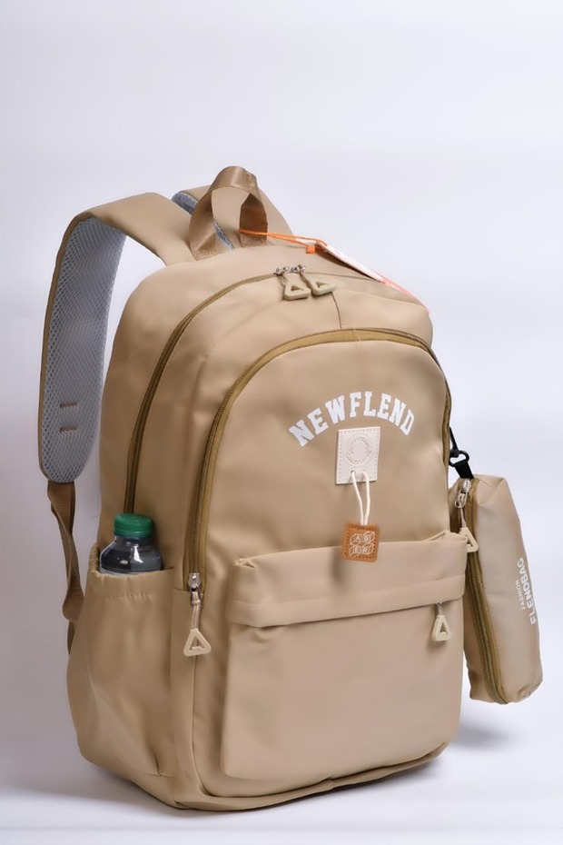 شنطة ظهر مدرسية قماش قطعتين - 2