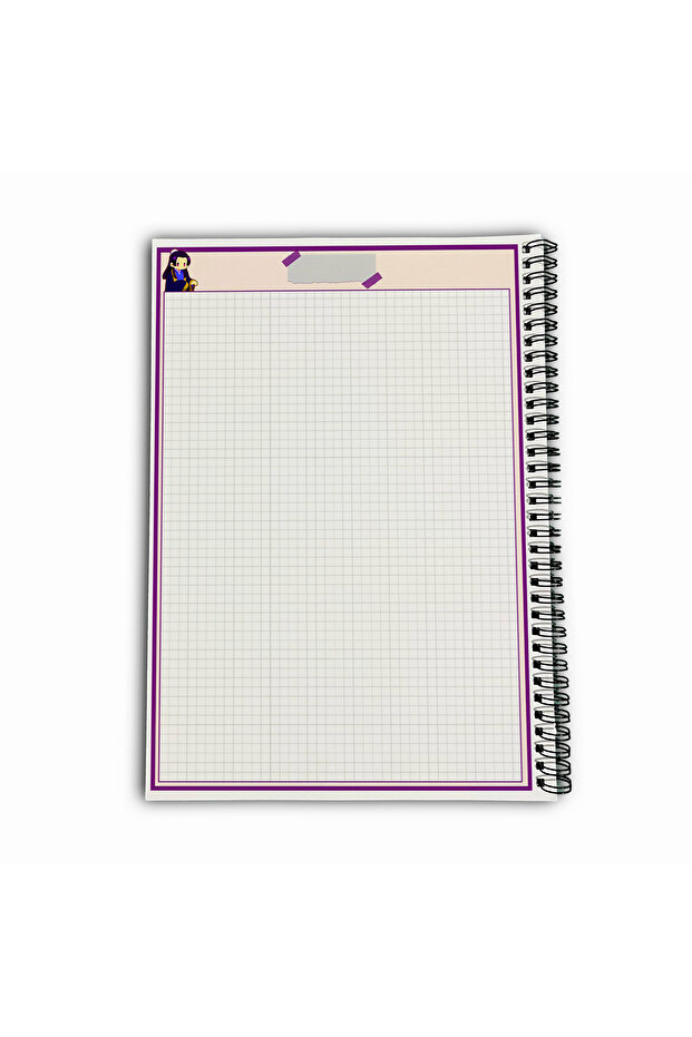 The Apothecary Diaries Jinshi Checkered A4 School Notebook 72 Sheets Model 3 - 5