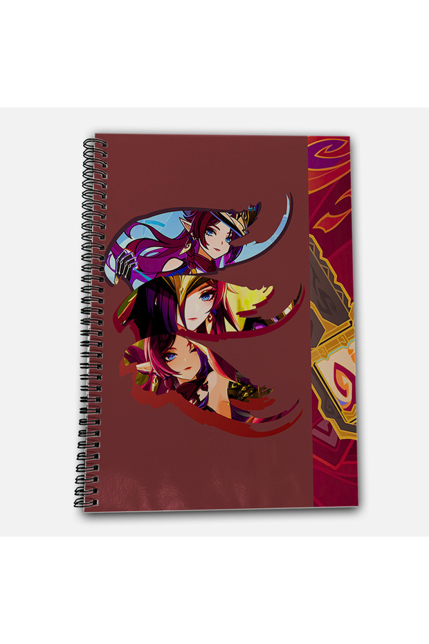 Genshin Impact Chasca Unlined A4 School Notebook 72 Sheets Model 2 - 2
