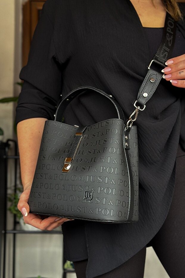 Original Just Polo Medium and Large Size Wide Strap Women's Shoulder Bags Suitable for Daily Use