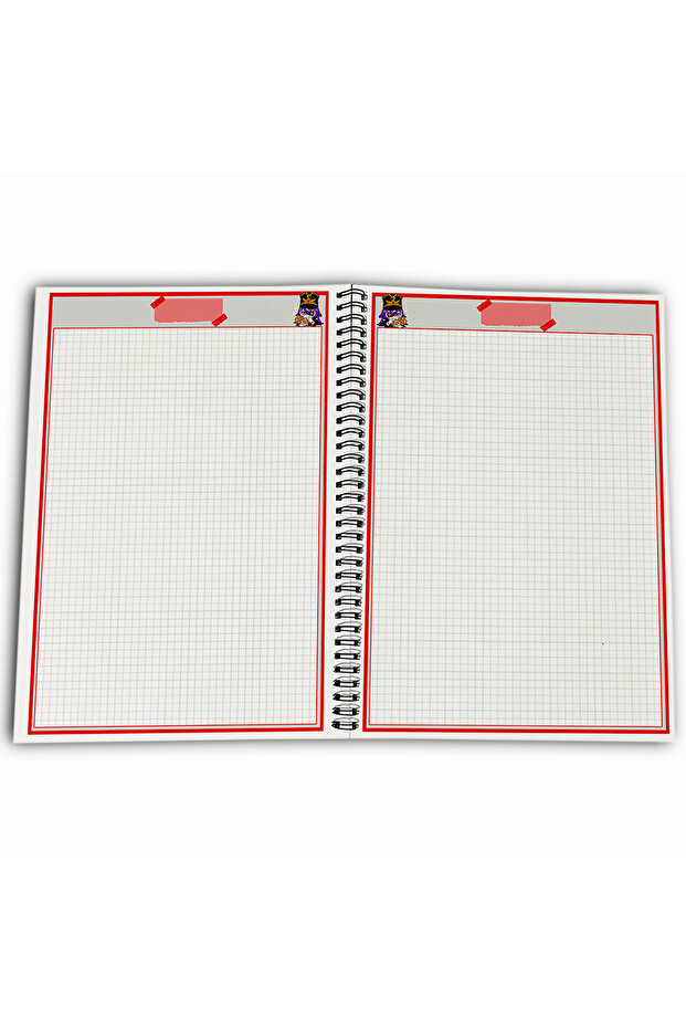 Genshin Impact Chevreuse Checkered A4 School Notebook 72 Sheets Model 1 - 4