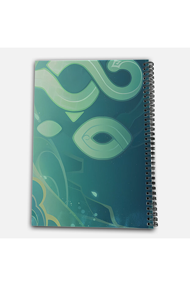 Genshin Impact Baizhu Unlined A4 School Notebook 72 Sheets Model 3 - 3