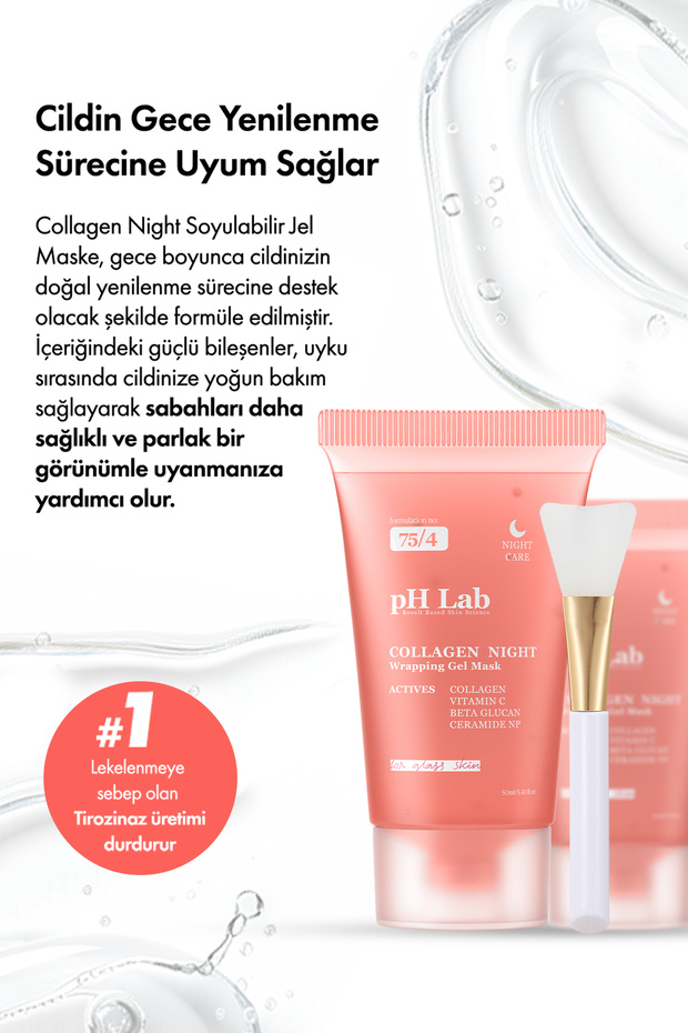 Phlab Collagen Night Gece Bakım Rutini - 2
