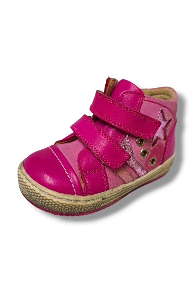 3080-20 Starry 2 Velcro Girls' Boots Fuchsia Pink 21-25
