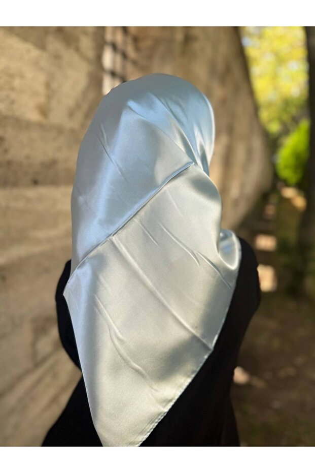 Eșarfă din satin simplu - 2