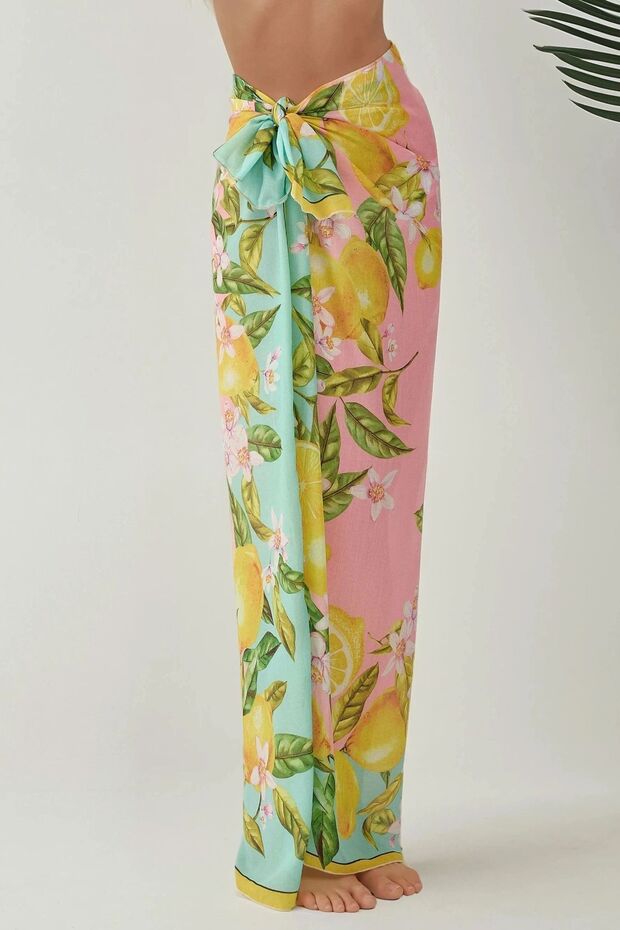 Desenli Maxi Pareo - 1