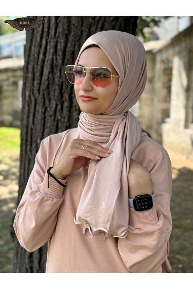Shawl with Combed Cotton Rope