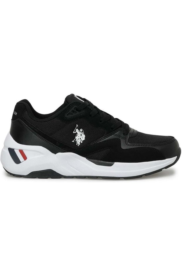 Men's Sports Shoes Black-White