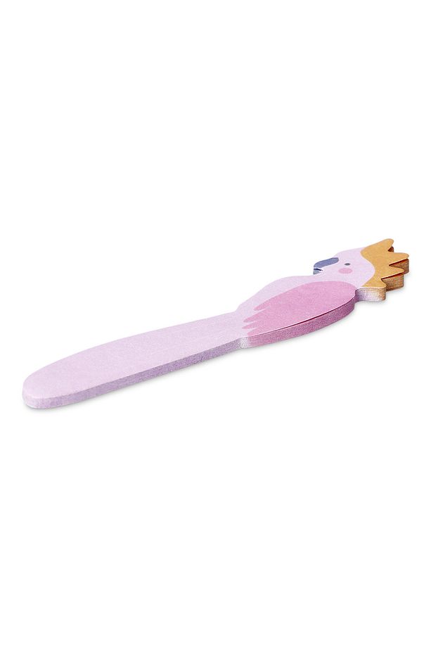 Pembe Kuş Şeklinde Yapışkanlı Not Kağıdı - 2
