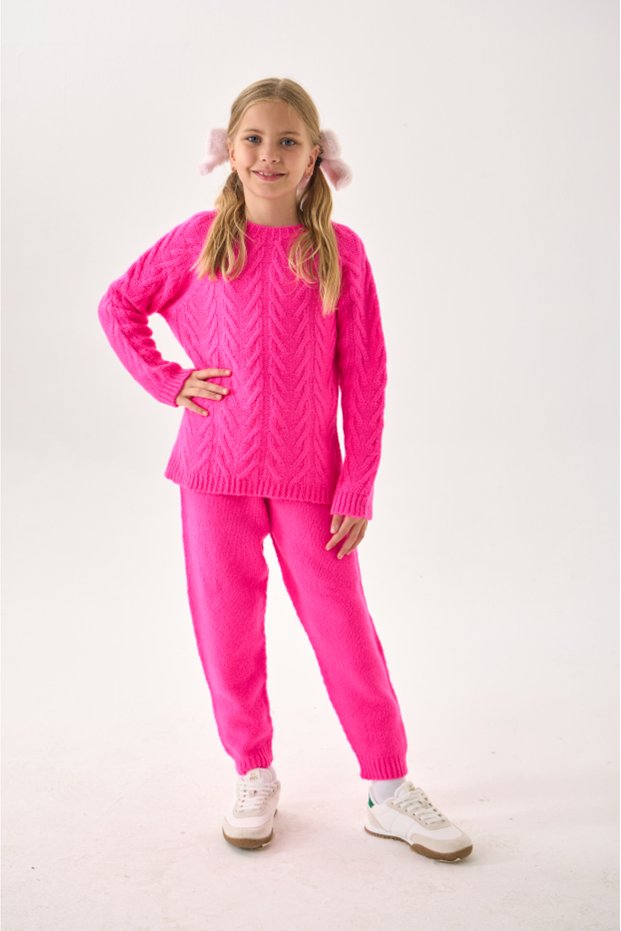 Unisex Children's Double Set – Knitwear Sweater and Bottom / Comfortable Fit