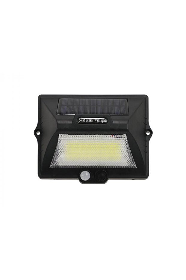 Solar Induction Led Lamp, Motion Sensor, Black - 1