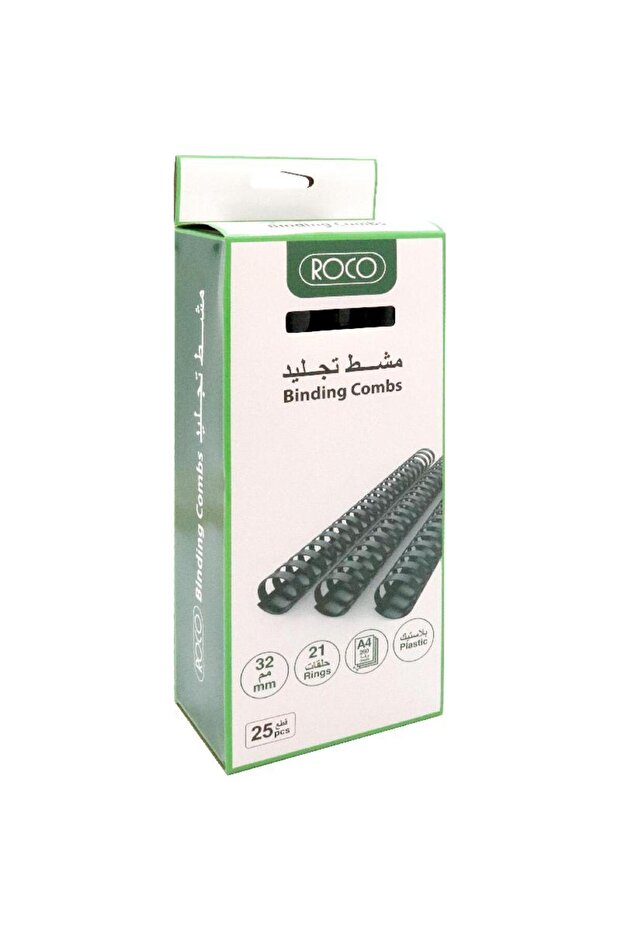 Spiral Binding Comb, 32 mm, Plastic, A4, Black