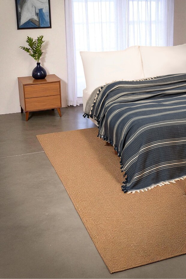 Natural Cotton Soft Double Pique, Sofa Cover, Multi-Purpose Cover 200X320 Cm. - 2