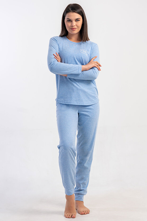Women's Long Sleeve Pajama Set, 503086