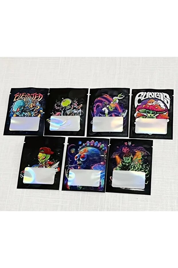 Çıtçıtlı poşet 100 adet 6×8 cm - 3