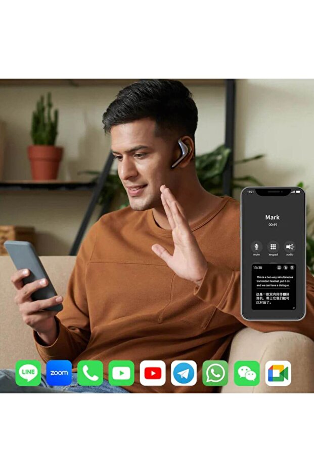 سماعات أذن W4 Pro AI Interpreter - 8