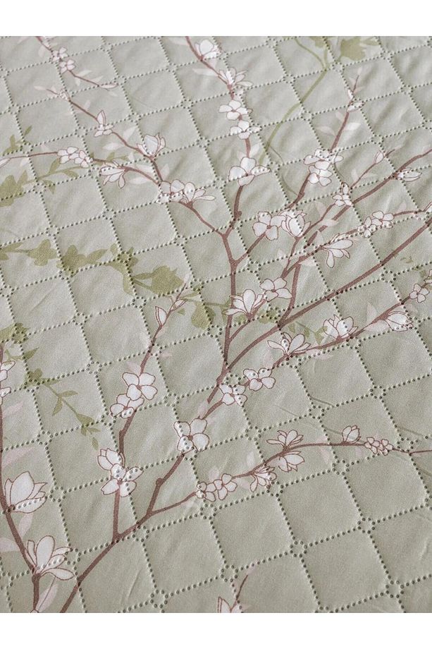 LCW HOME Çiçekli Çift Kişilik Yatak Örtüsü 200x220 cm (W5) - 3
