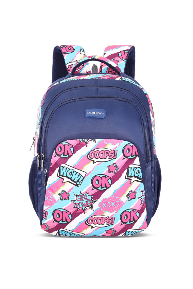 35L Vibeart Backpack | Laptop Compatiable | Raincover (Navy)