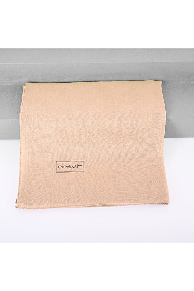 Eșarfă simplă de culoare chihlimbar - 1