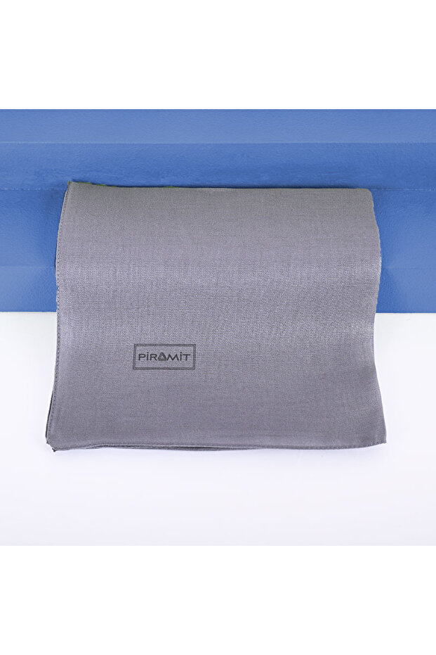 Eșarfă simplă de culoare chihlimbar - 1