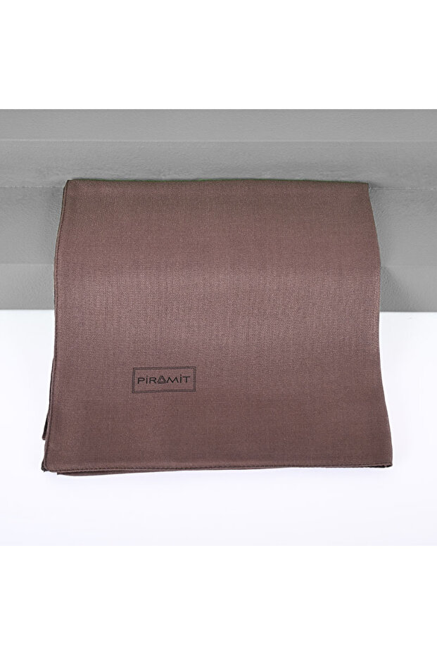 Eșarfă simplă de culoare chihlimbar - 1