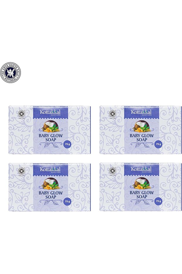 , Baby Glow Soap - 75 gm, With Natural Ingredients - Pack of 4