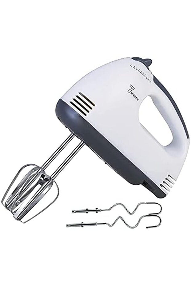 Electric Hand Mixer with 5 Speed Settings – Lightweight Egg Beater, Cream Whipper & Dough M