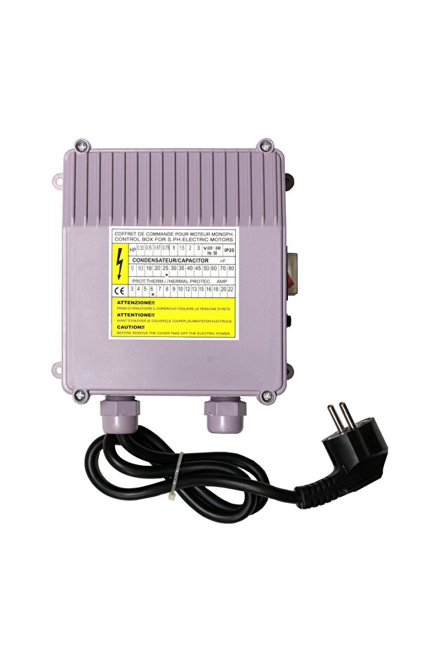 Cutie control pompa, 6A, 25uF - 1
