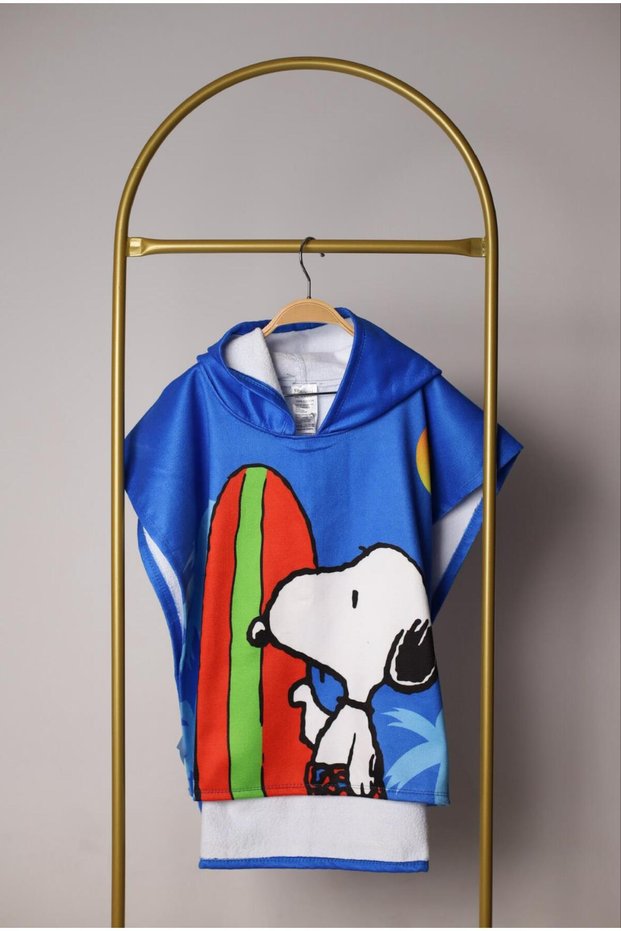 Snoopy the Surf Poncho Beach Towel Boys