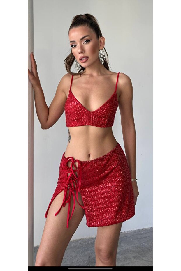 Miranfashion Sequin Dress