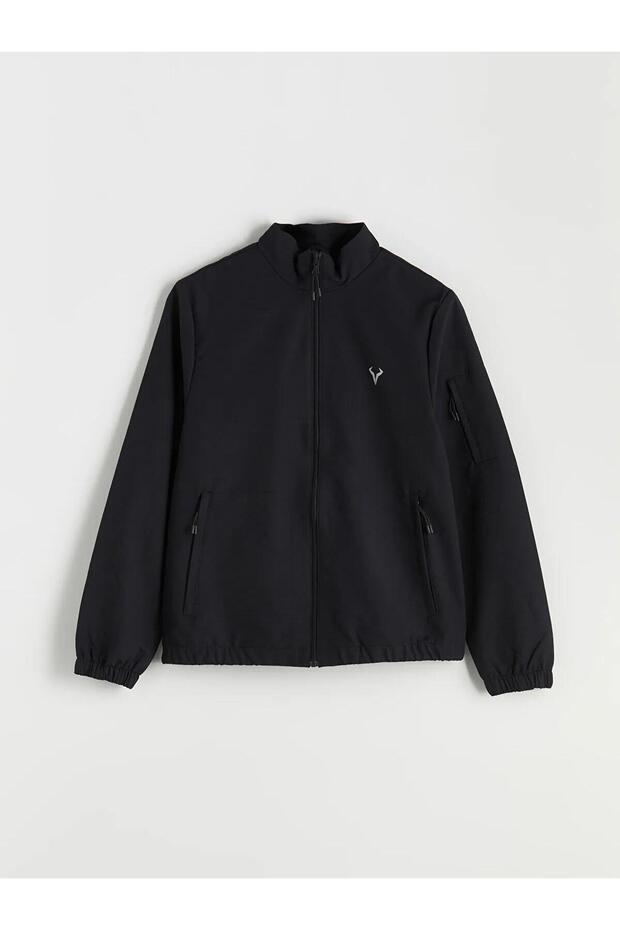 Xside Stand Collar Long Sleeve Men's Zip Sweatshirt (W5)