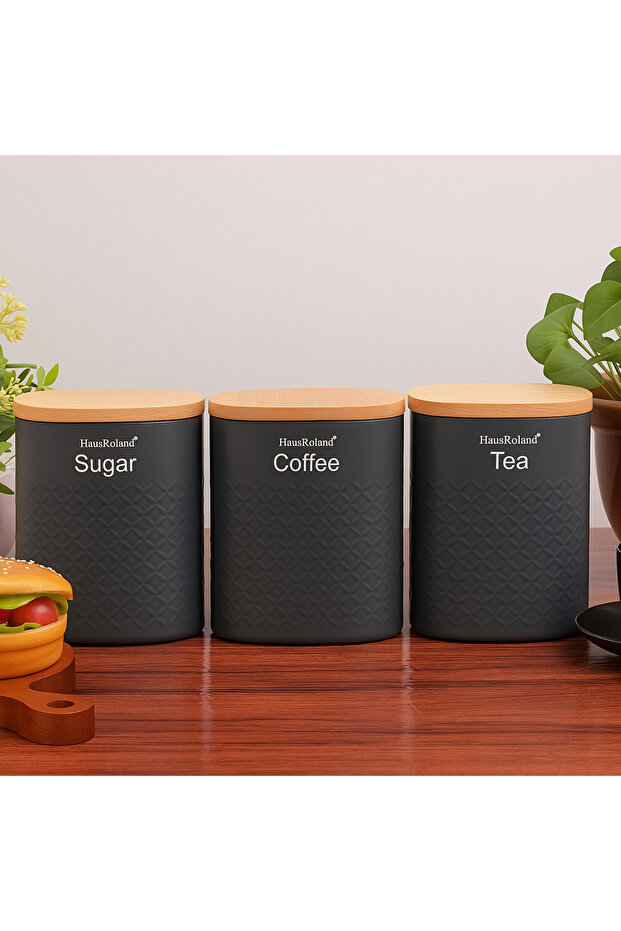 برطمانات علب تخزين الشاي والقهوة والسكر - 2