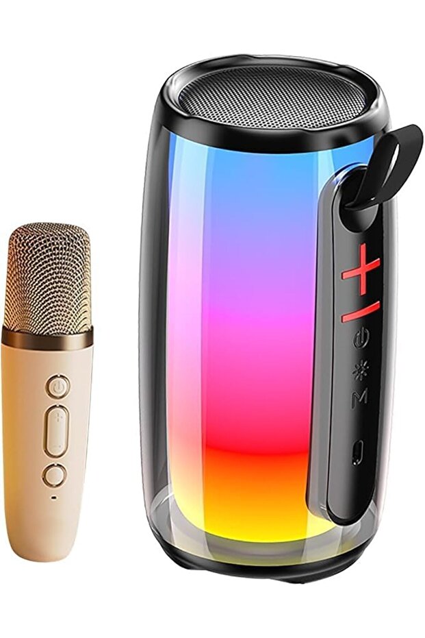 Portable Karaoke Speaker with Wireless Microphone by
