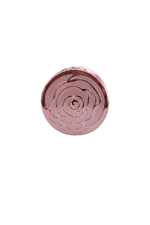 Gül desenli pembe lens kutusu - 1