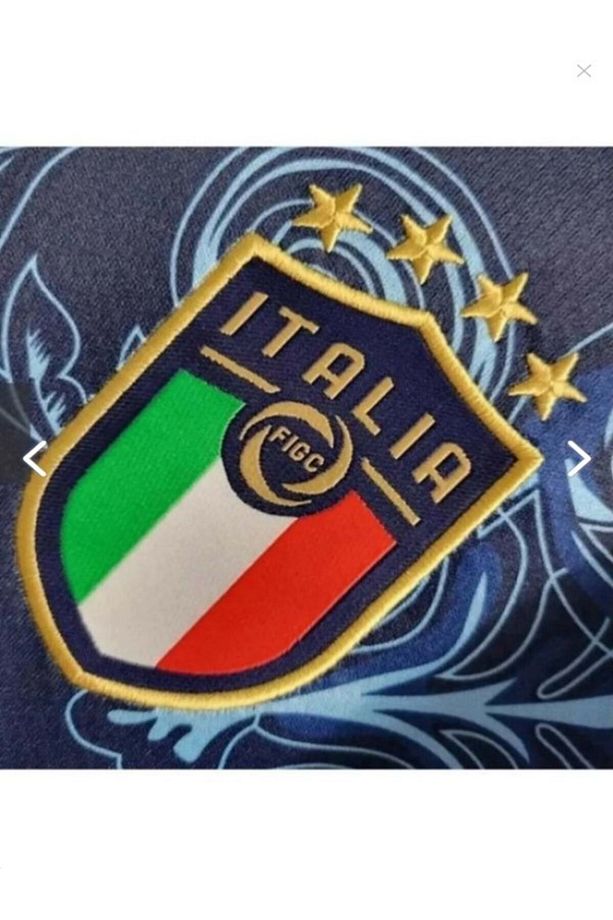 İtalya İ01457 Özel Tasarım Konsept Yetişkin Futbol Forması 2023/2024 - Mavi - ST01457-Maci-XL - 2
