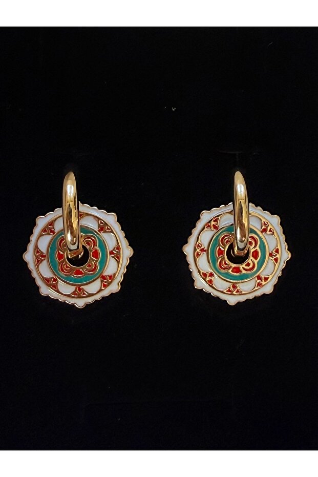 Etnik Model Halka Küpe - 2