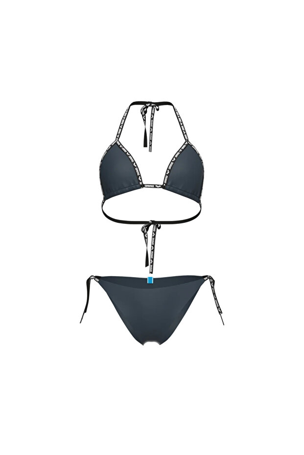 Solid Bikini Triangle Kadın Bikini Takımı - 8