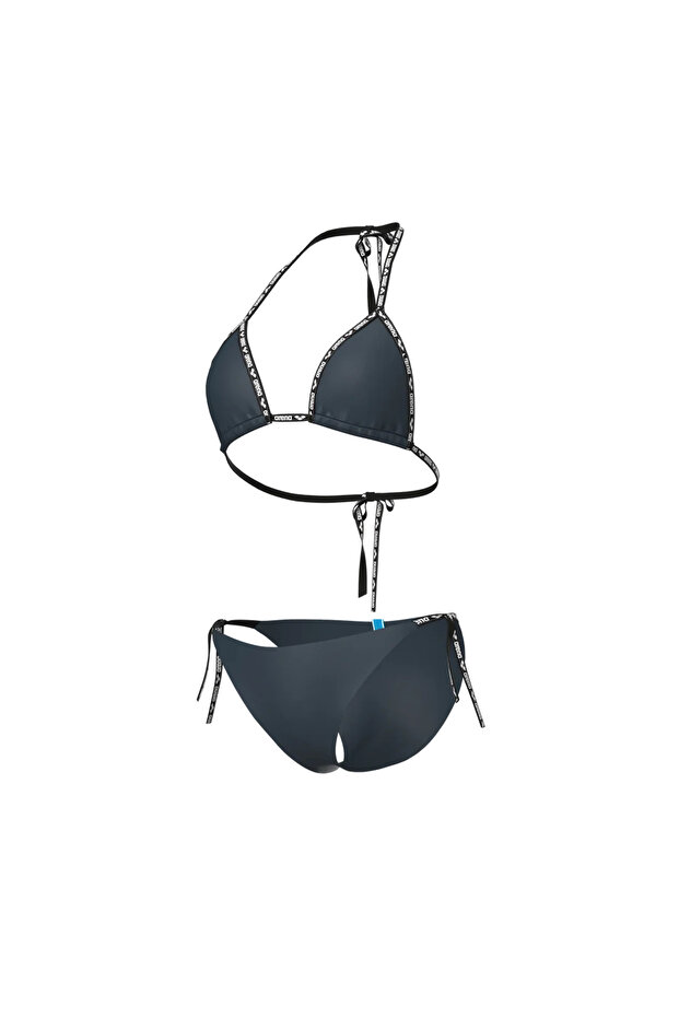 Solid Bikini Triangle Kadın Bikini Takımı - 6