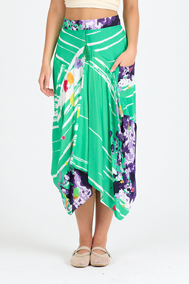 Women's Digital Print Shalwar Skirt 984