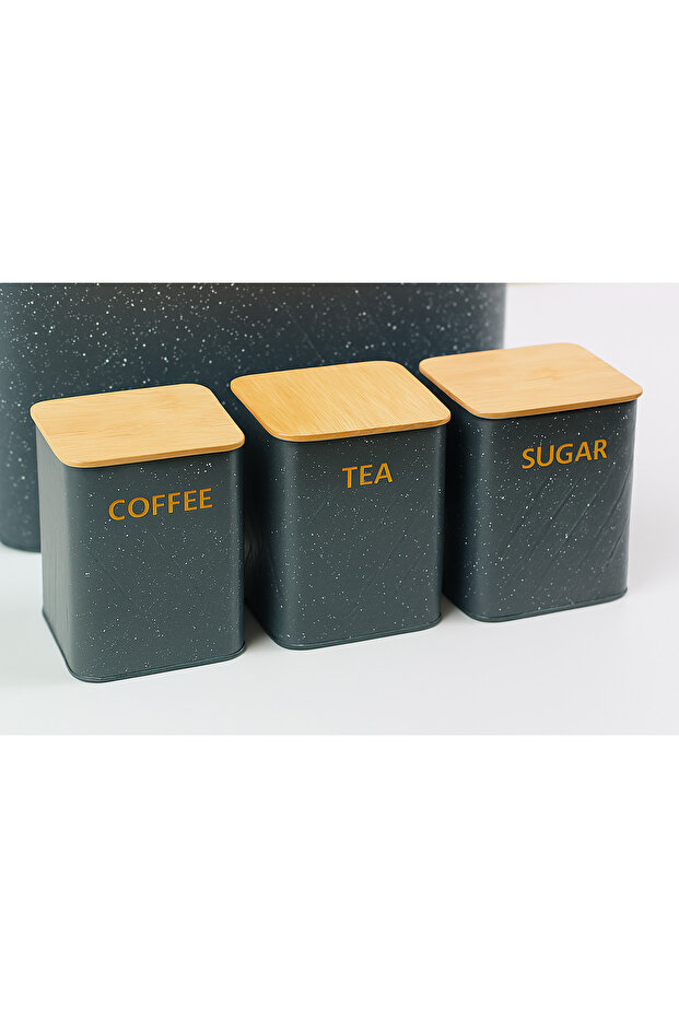Aisha bread box with storage jars - 3