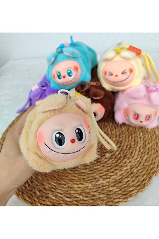 Labubu Plush Drawstring Pencil Case 1 Pcs - 8