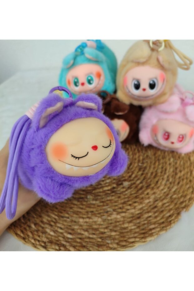 Labubu Plush Drawstring Pencil Case 1 Pcs - 5