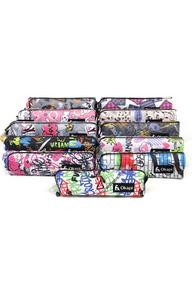 Pencil Bag Okp-107 Solid-Patterned Single Compartment - 1