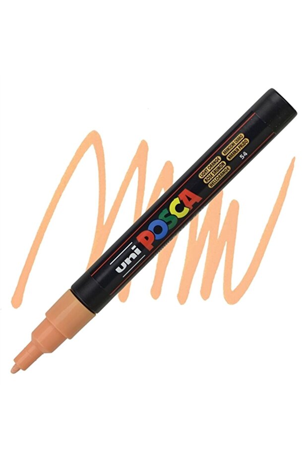 علامة الملصقات POSCA PC-3M 09-1.3 برتقالي فاتح